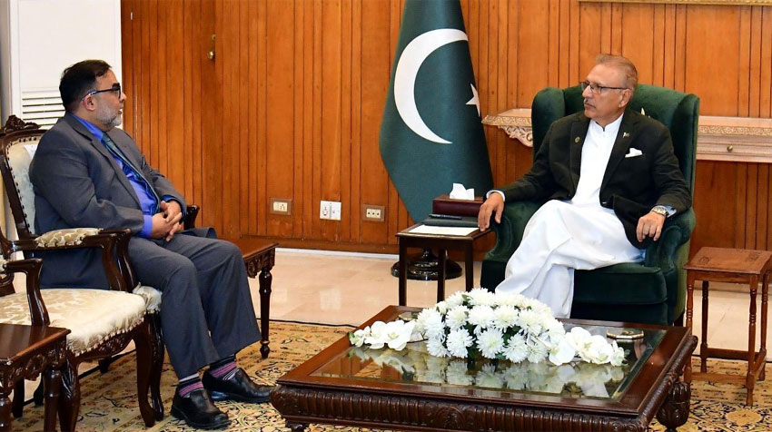 President PPS Dr. Asif Syed Met with the President of Pakistan Dr Arif Alvi